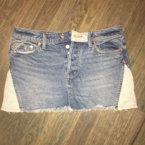 Free people jean skirt